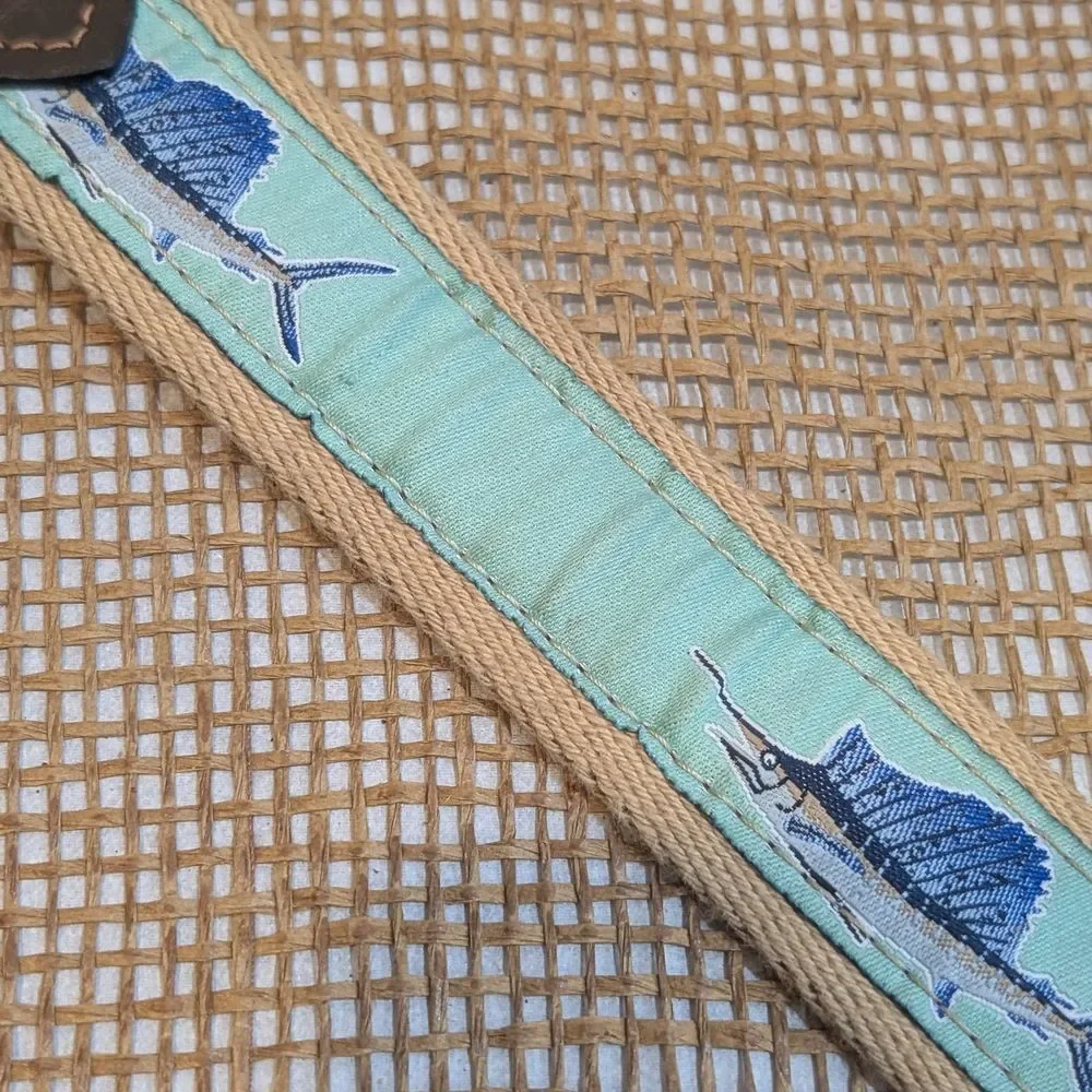 Zep-Pro Fishing Belt, Little Kids Size 20 Waist Embroidered Sailfish Ribbon